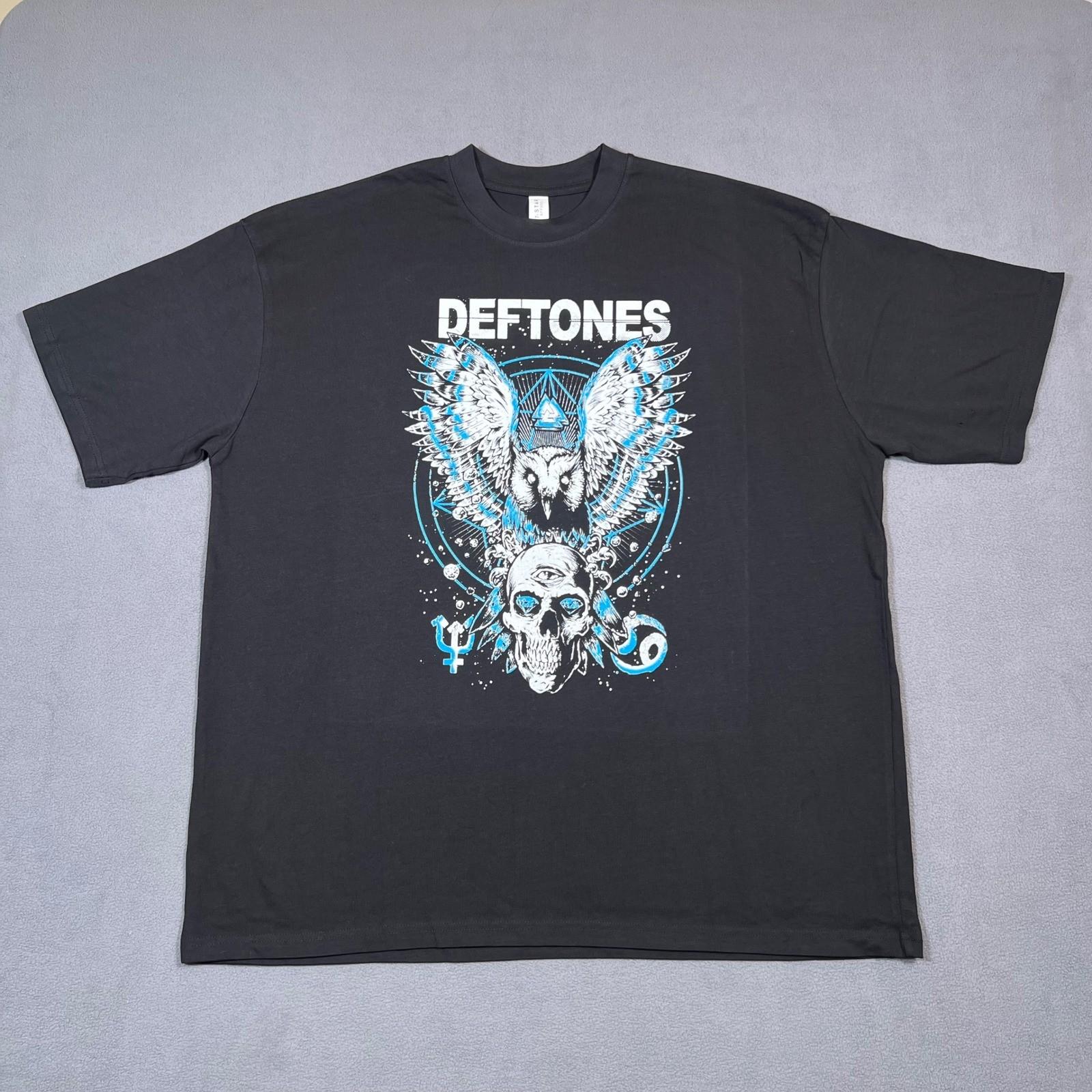Deftones North America Tour 2025 T Shirt Black 2XL Double Sided Mars Volta Unisex T-Shirt XXXL
