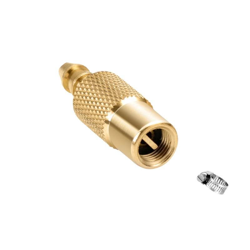 Car Inflatable Nozzle Quick Connector Thread Nozzle Adapter-Valve Brass Air