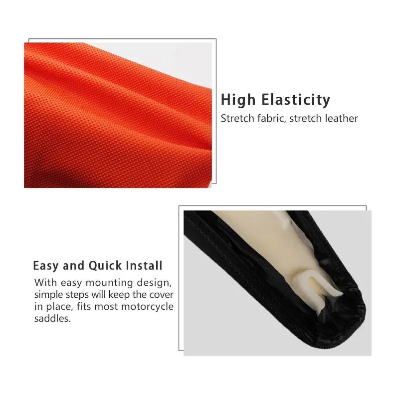 OTOM Motorcycle Seat Cover Waterproof Gripper Soft Stretchy Cushion Set Protection For HONDA YAMAHA SUZUKI KAWASAKI KTM