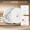 LED Remote Control Three Color Induction Night Light USB Rechargeable Kitchen Closet Stairs Showroom Combination Magnetic Cabinet Light