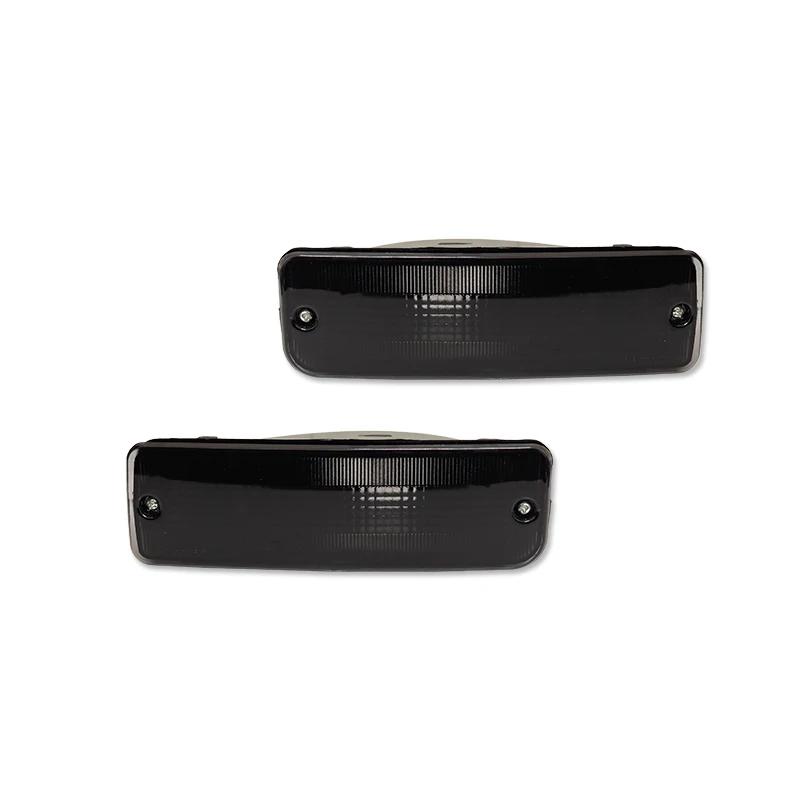 For Toyota Pick Up 1989 1990 1991 1992 1993 1994 1995 & For Toyota 4Runner 1990 1991 Car Front Turn Signal Light Cover Shells Smoked Lens