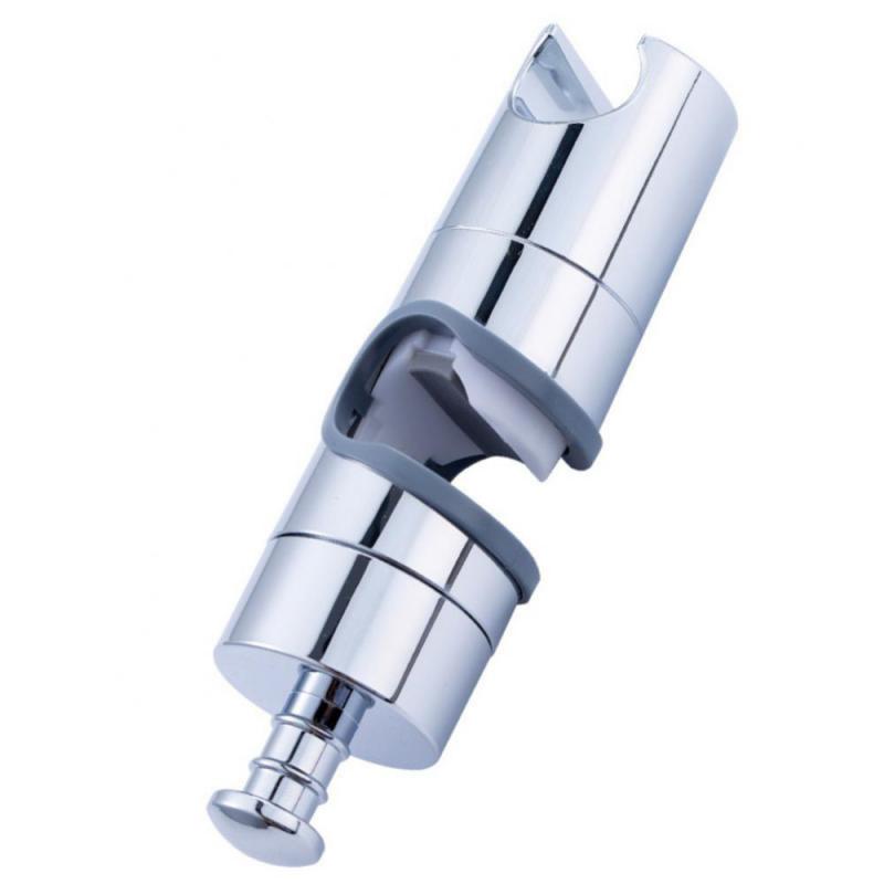 Adjustable Shower Bracket Universal 15x4cm Shower Rail Head Bar Holder Lifting Rod Clamp Holder Replacement Bracket