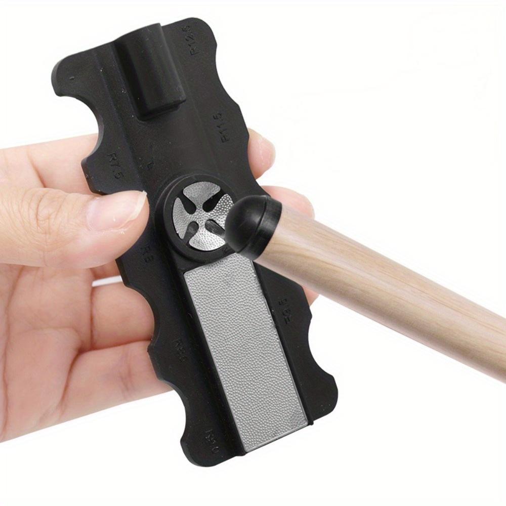 Pool Cue 5-in-1 Leather Head Repair Device Multi-purpose Ball Cue Leather Head Needle Arc Sander Rod Repair Device