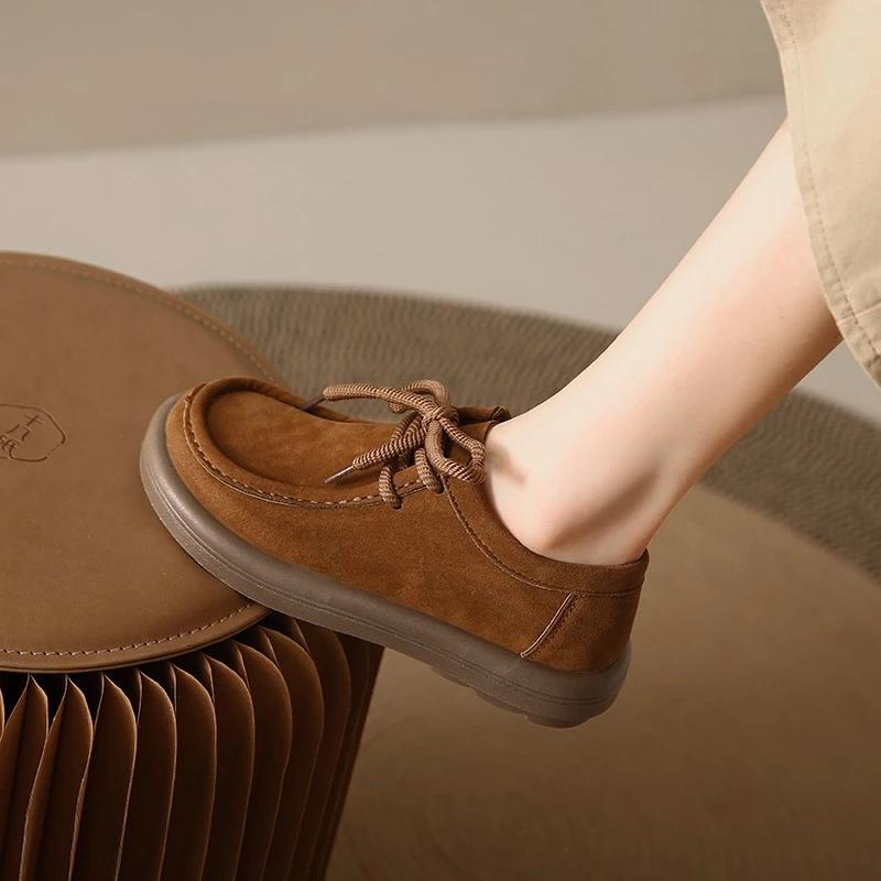 2024 Hot-selling Comfortable Lace-up Shallow Flat Women's Shoes Fashionable Casual Fashion Versatile Sports Shoes Zapatos Mujer