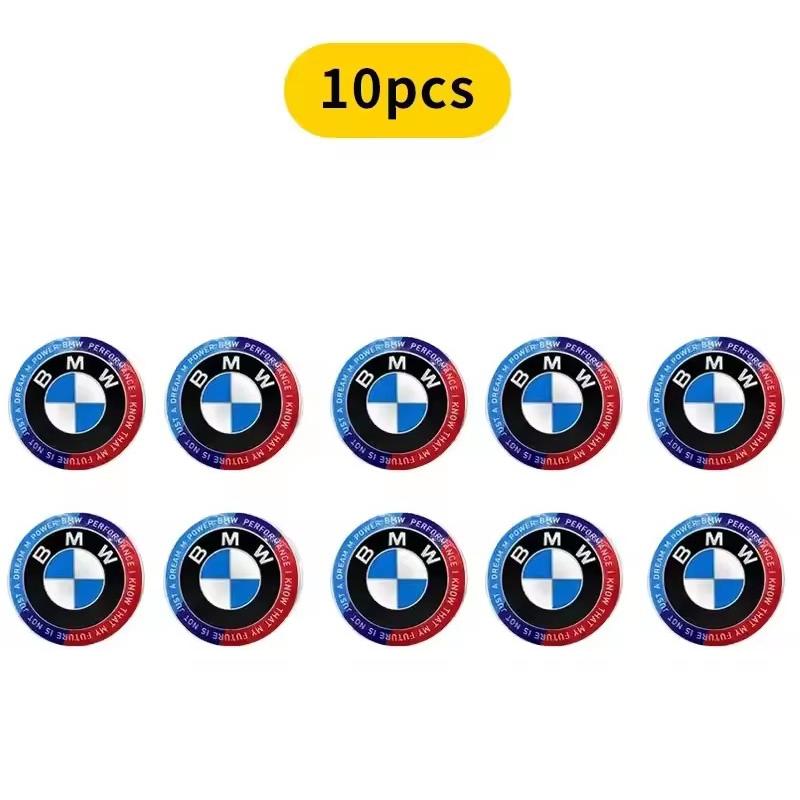 BBJG8 11mm 14mm Car Remote Key Emblem Badge Radio Button Sticker for BMW M Performance E39 E46 E90 E30 E60 E91 E92 F30 F31 Z4 X3 X5 X7