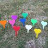 20pcs-Plastic inserted ground plant and flower labels, outdoor garden plant labels, reusable plant labels-random color