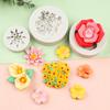 Mini Rose Camellia Daisy Flower Silicone Sugarcraft Mold Cookie Cupcake Chocolate Baking Mold Fondant Cake Decorating Tools