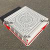 Beautiful Petal Cement Mold DIY Walkway Stepping Stones Cement Paving Mould For Garden Road Courtyard Reusable Mold For Concrete