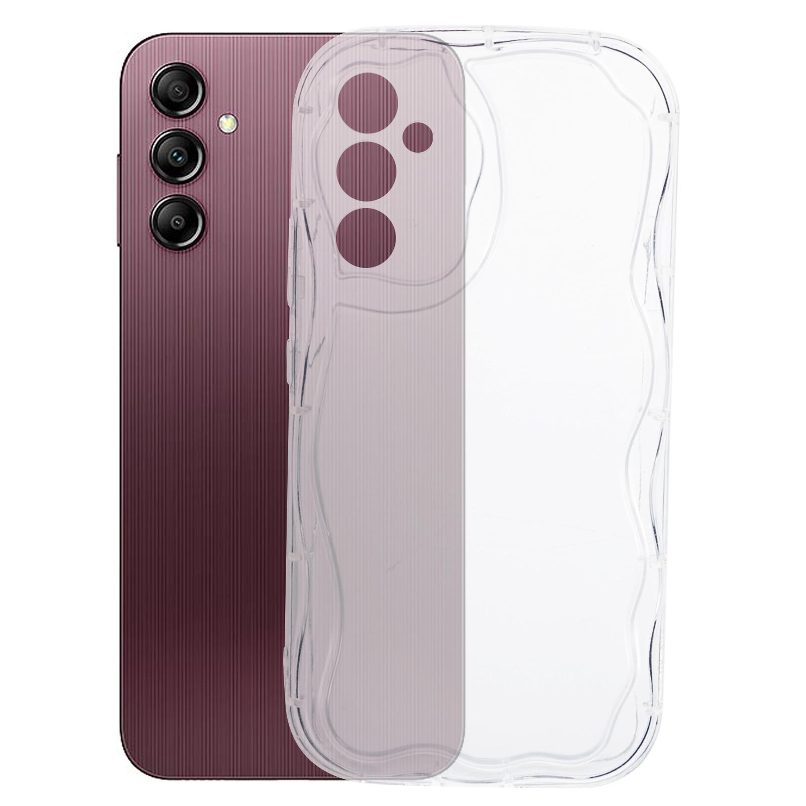

YX Series For Samsung Galaxy S24+ Case Creative Design Soft TPU Back Cover (Precise Cutout) Transparent