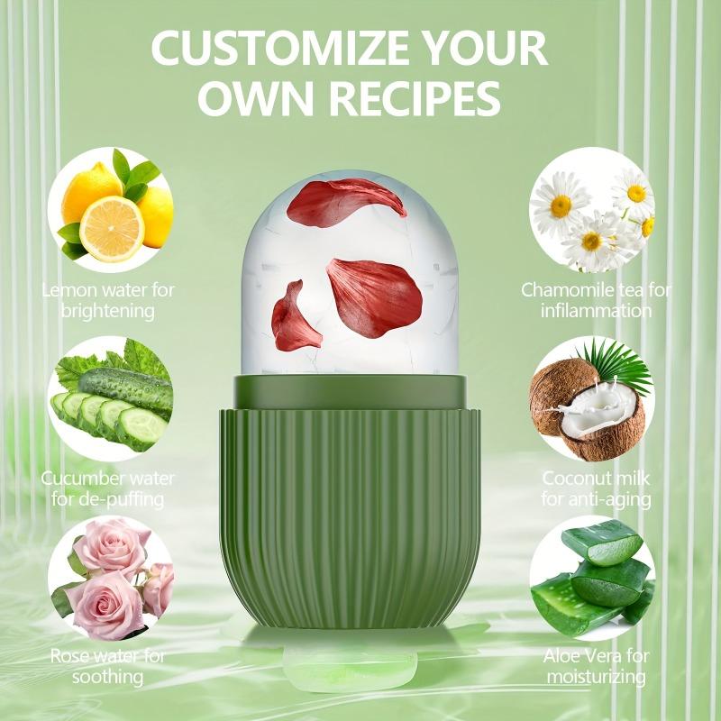 DIY Ice Roller Mold Silicone Facial Ice Cube Mold for Skin Care