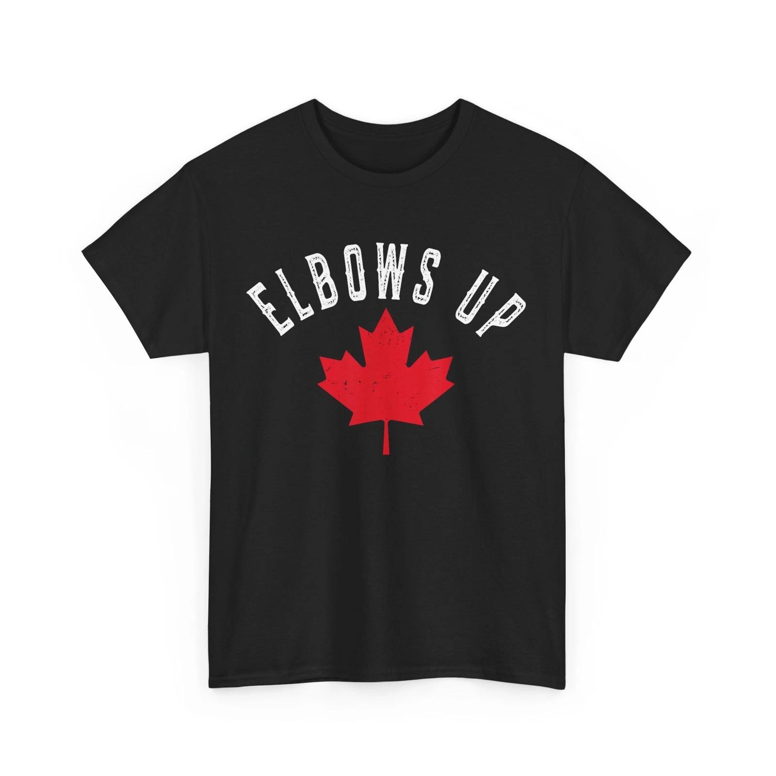 Elbows Up Canada Shirt, Canada Lovers Canadian Women Men Proud Shirt 3XL