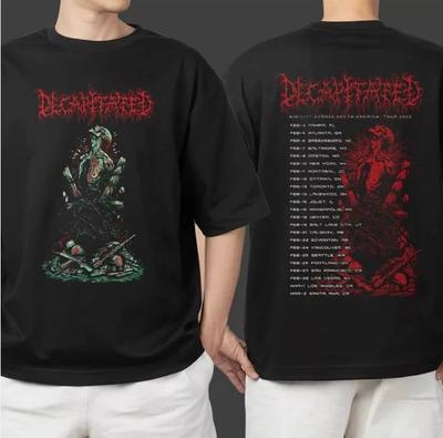 Decapitated Nihility Across North America Tour 2025 T-shirt del tour