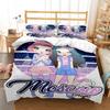 Cartoon Girl Art Print XXL Three Piece Bedding Set  Article Children Or Adults For Beds Quilt Covers Pillowcases Bedding Set