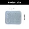 Fashionable Versatile Sturdy Silicone Mould Portable Craft Supplies Accessory for Stylish Pixel Shaped Creation