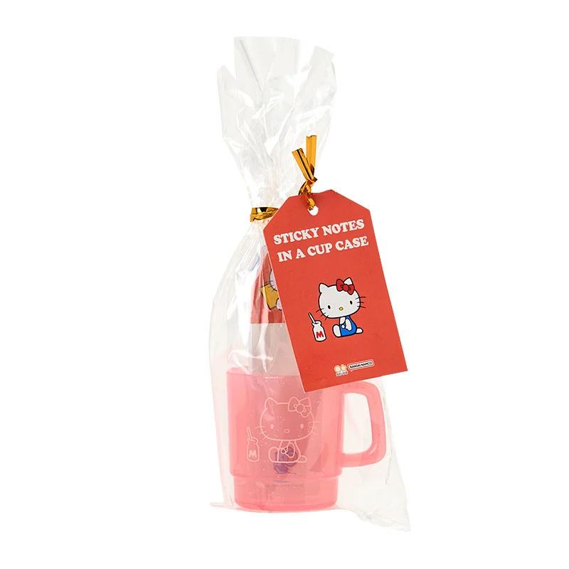 Sanrio Hello Kitty Sticky Notes In a Cup Case (Red) Japan NEW Sanrio Characters