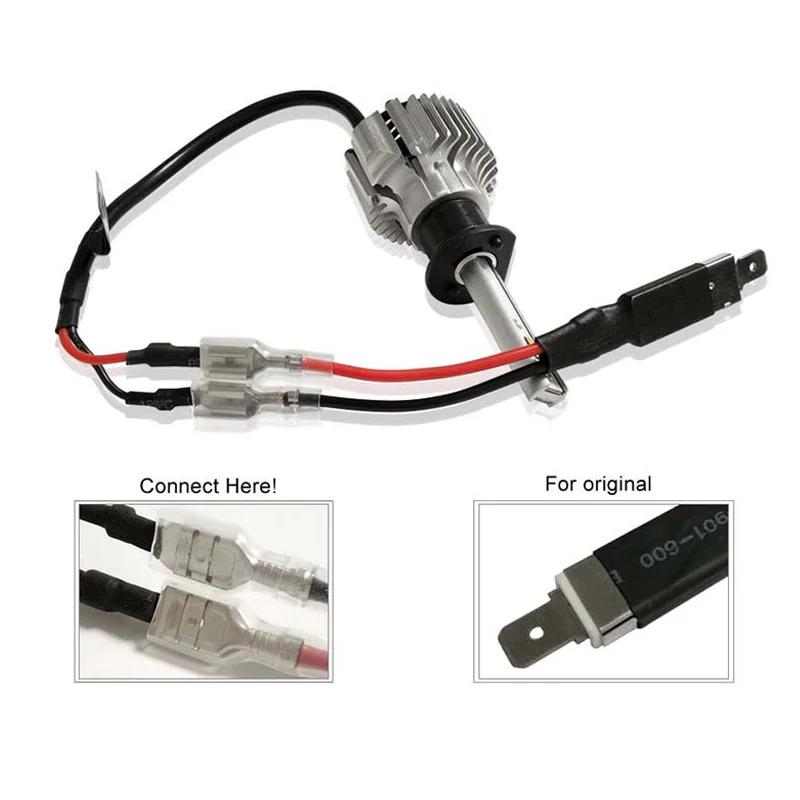 2-10PCS H1 Replacement Single Converter Wiring Connector Cable Conversion Adapter Holder for HID Headlight Bulb Accessories