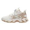 Anta Kids Mountain River Synthetic Leather Mesh Warm Lightweight Shock Absorbing Mid-Top Casual Shoes Kids Casual Shoes White Light-Brown A22446933-2