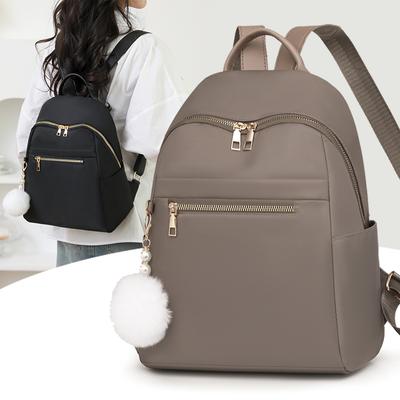Zaino da Donna in Nylon Monocolore Borsa da Viaggio
