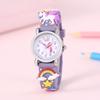 Regenbogenflügel Einhorn Pegasus Kinder Cartoon Uhr