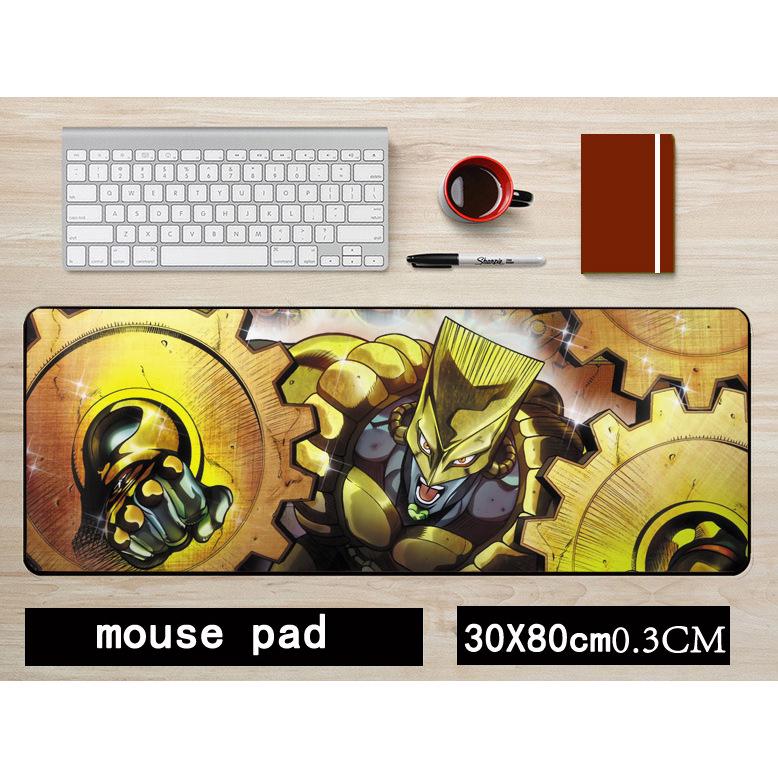 JOJO Kujo Jotaro Anime Non-Slip Mouse Pad - Large 30x80CM Keyboard Mat