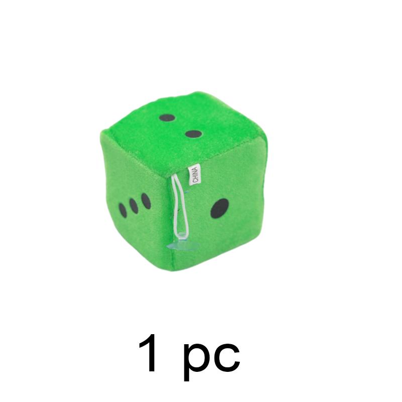 2x Car Dice Ornament Rearview Mirror Hanging Ornaments Car Styling Plush Fuzzy Dice Decoration Auto Interior Accessories Pendant