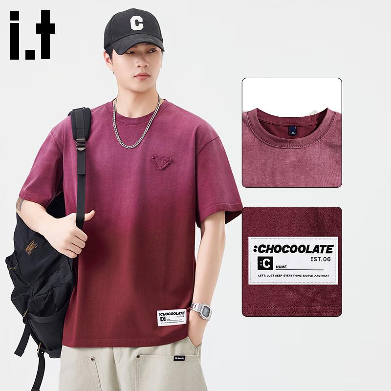 CHOCOOLATEit Gradient Cotton Short-Sleeve T-Shirt 3XL