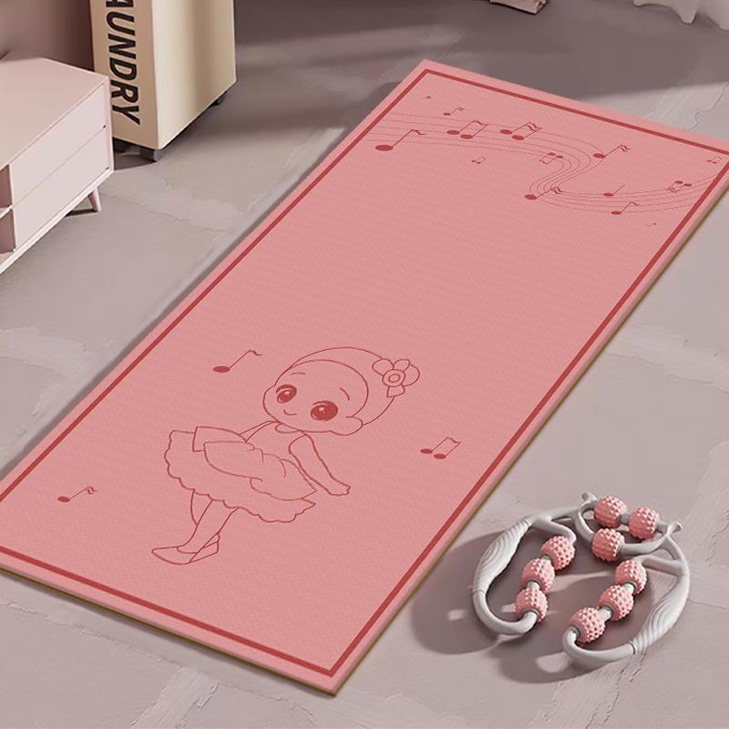 Covoraș de fitness silențios, antiderapant, cu absorbție a șocurilor, pentru sărituri în interior, alergare, dans și yoga