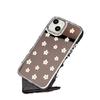 Small white flower for iPhone17promax mobile phone case 14 niche 16/13 Apple 15 makeup mirror