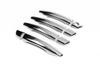 Handle Pads (stainless Steel) 4 Pcs, OmsaLine - Italian Stainless Steel for Peugeot Expert 2017-