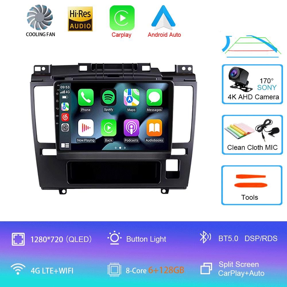 Android 14 Car Radio For Nissan Tiida 2005-2010 Multimedia Video Player Stereo GPS Navigation Carplay Andorid Auto 5G WIFI DSP