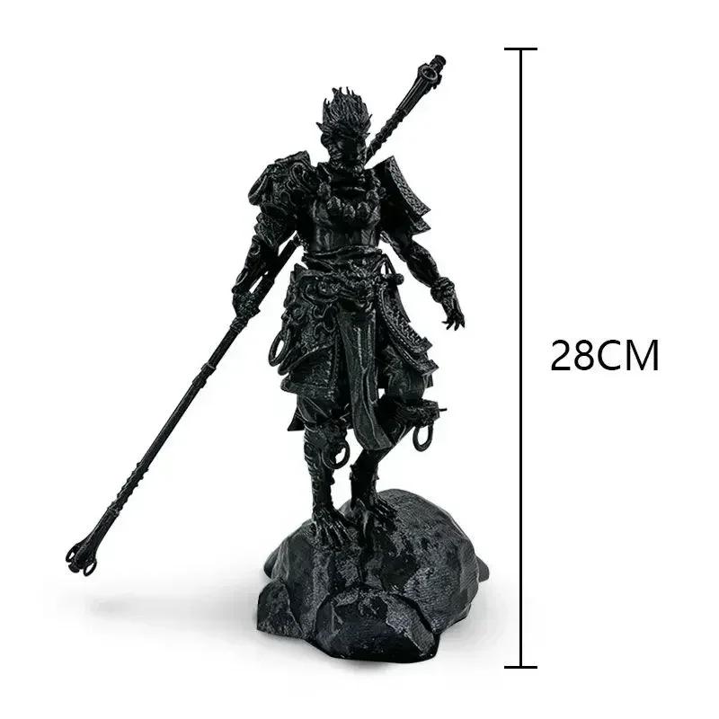 Figurine Model Desktop 28cm/3D Printed WuKong Creative Ornament Home Computer Desktop Children's Toy Gift Home Decor Accessories