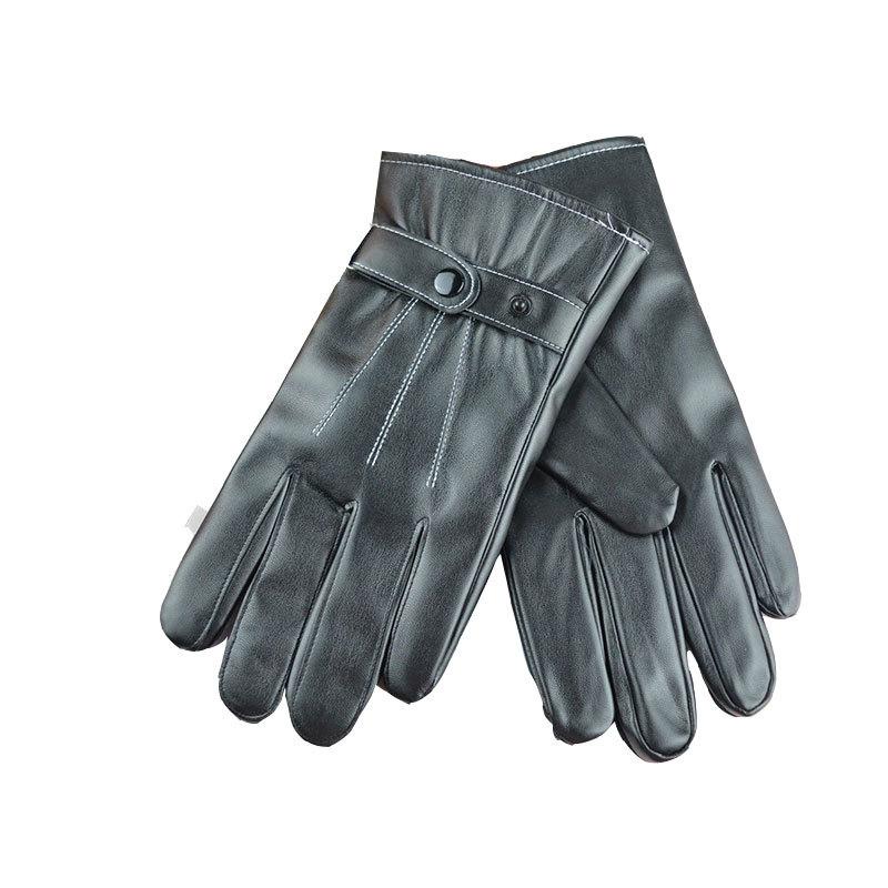 Men's Autumn and Winter Warm Fleece Cold and Windproof Riding Gloves