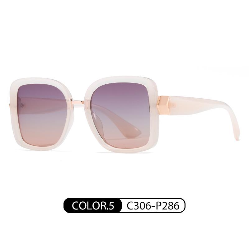 

Новые женские поляризационные солнцезащитные очки, солнцезащитные очки интернет-знаменитостей в одном стиле с защитой от ультрафиолета, уличная фотография, солнцезащитные очки в большой оправе UV400