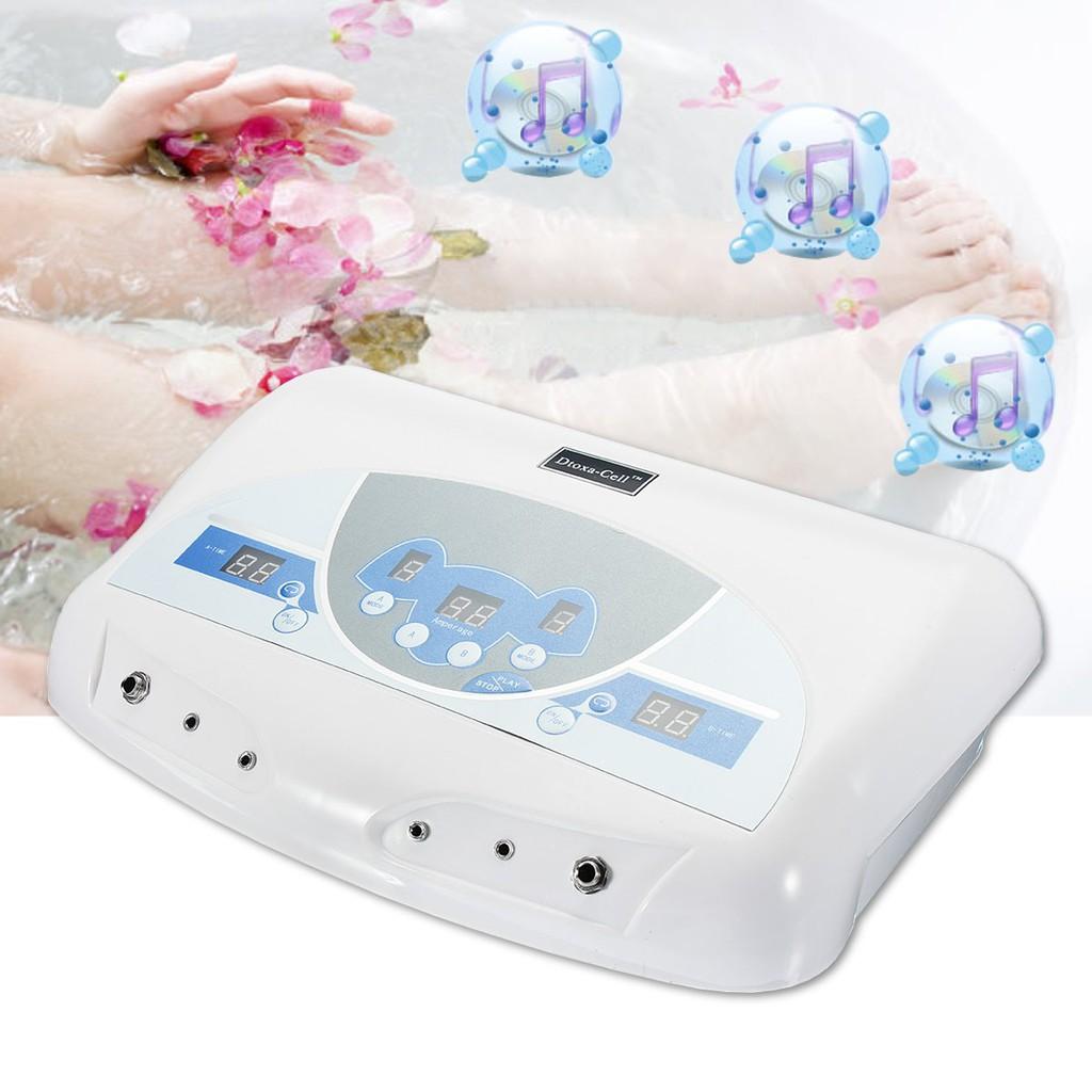 110V/220V Dual User Detox Ionic Foot Bath Ion Spa Machine Cell Cleanse MP3 Arrays