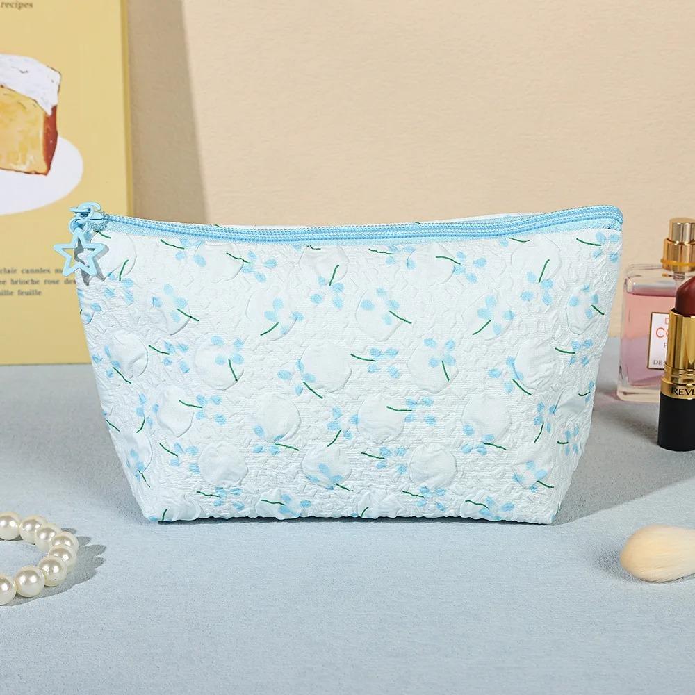

Cloth Makeup Bag Large Capacity Wash Bag New Cosmetic Bag Home синій