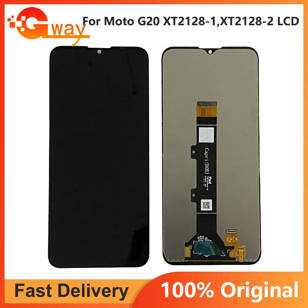 LCD Screen and Digitizer Full Assembly For Moto G20 XT2128-1, XT2128-2