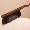 Soft Bristles Hand Broom Natural Wood Handle Gentle Sweeping Tool Dusting Brush For Hardwood Tile Surfaces Cleaning