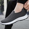 Lässige flache Schuhe für Herren, bequeme Slip-On-Wanderschuhe für Damen, leichte, weiche, atmungsaktive flache Schuhe mit runder Zehenpartie