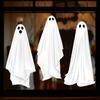 Halloween Window Clings Ghost Decor Large Mirror Ghost Stickers Bathroom Bedroom Glass Stickers Decals Window Decorations