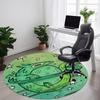 1pc Space Creature Office Round Area Rug, Mat Suitable For Office, Under Office Chairs Bedroom Living Room Home Decor, Room Deco