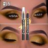 Błyszczący Cień do Powiek w Kredce Eyeliner Rozświetlacz w Sztyfcie Błyszczący Wielokolorowy z Metalicznymi Akcentami, Blendowalny Makijaż dla Naturalnego do Glamour Wyglądu