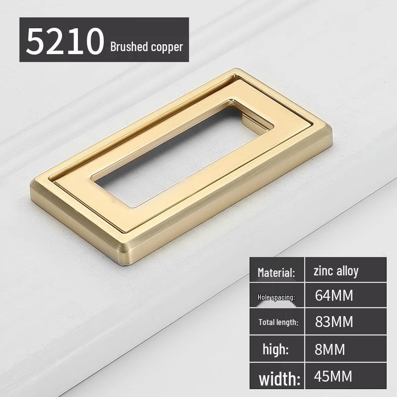 Moderner europäischer Stil, unsichtbarer Schrankgriff ohne Bohren