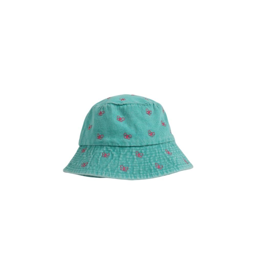 Windproof Butterfly Embroidered Cowboy Hat Retro Big Brim Sun Hat Fisherman's Hat  Autumn