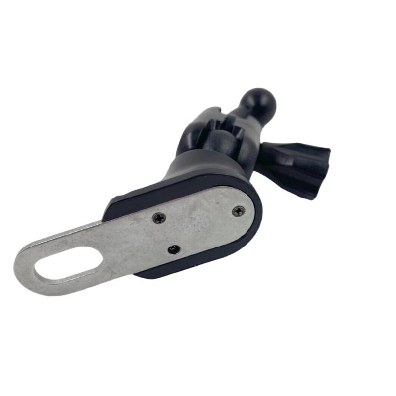 Universal Motorcycle Phone Holder With 17mm Extended Rearview Mirror Holder Easy Installation For All Weather Conditions