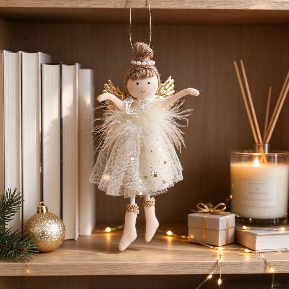 Small Pendant Plush Doll Pendant Plush Xmas Hanging Decorations Christmas Tree Pendant Home Decor