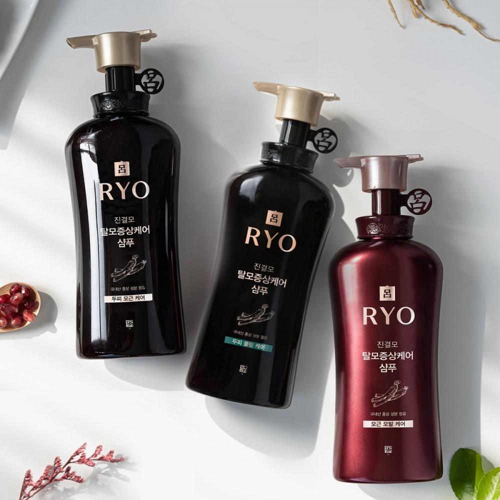 Ryeo Shampoo Soin des Symptômes de Chute de Cheveux Soin Rafraîchissant du Cuir Chevelu 490ml