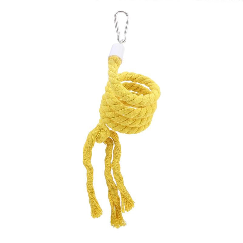 Creative Parrot Climbing Ladder Rotating Swing Bird Hanging Standing Rope Toys
