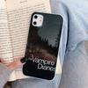 American Movie The Vampire Diaries Phone Case For IPhone 14 11 12 13 Mini Pro Xs Max 8 7 6 6S Plus X XR Solid Candy Color Case