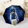 Tottenham Hotspur Player Automatic Umbrella Compact 8-Rib Design Compact Design All-Season Umbrella for Travel Outdoor Accessory