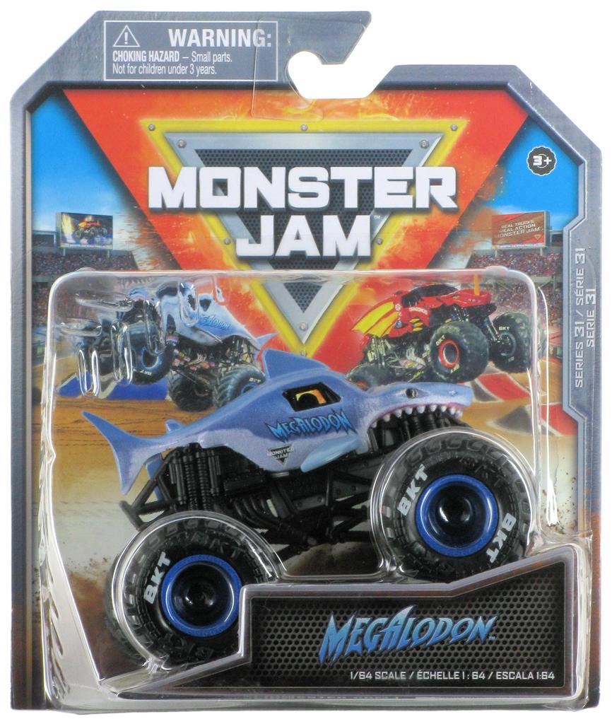 Monster Jam 2023 Spin Master 1:64 Diecast Truck Series 31 Legacy Truck Megalodon